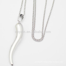 Supply Stainless Steel Silver Pepper Pendant Necklace